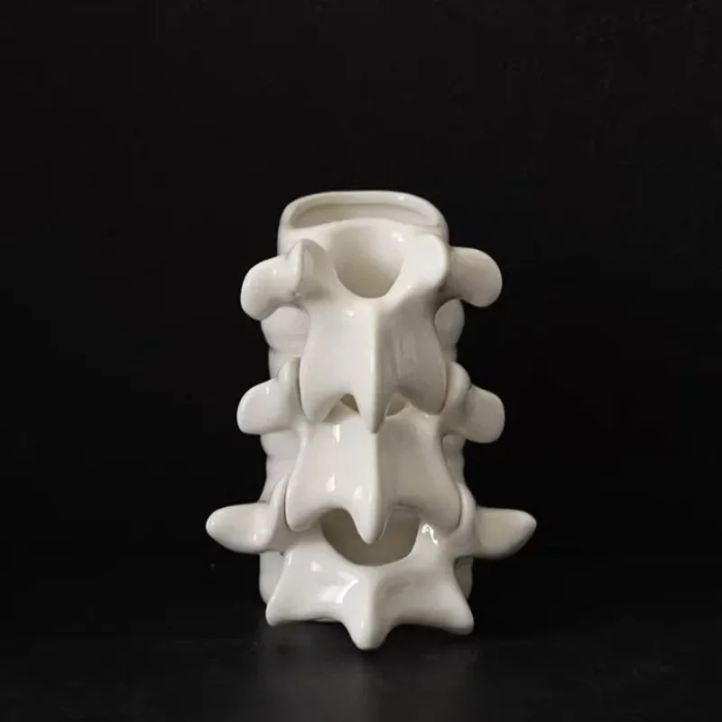 Art Craft Vase - 창의적인 세라믹 척추 커피 컵, 물컵