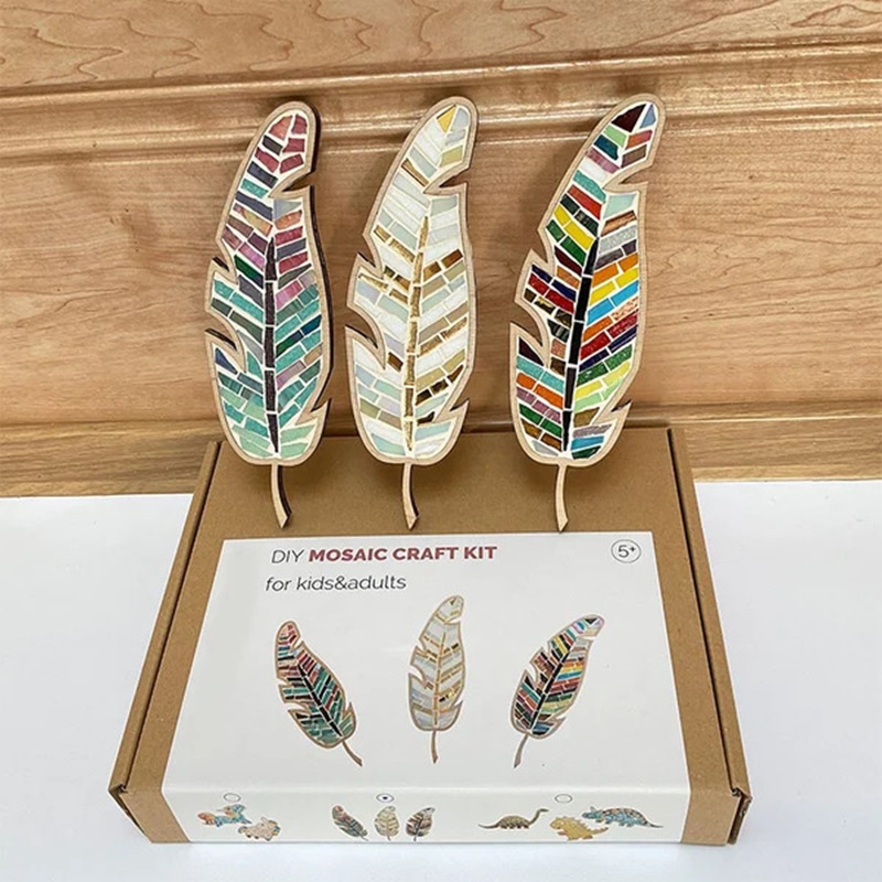 Art Craft Hobbies - DIY 재료 패키지 모자이크 사각형 유리,