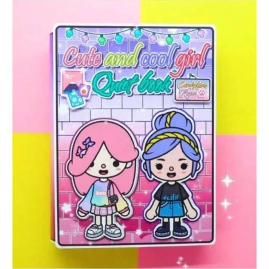 Art Craft 3 Year Old - 종이인형 테마 DIY 스티커 공예 키트,