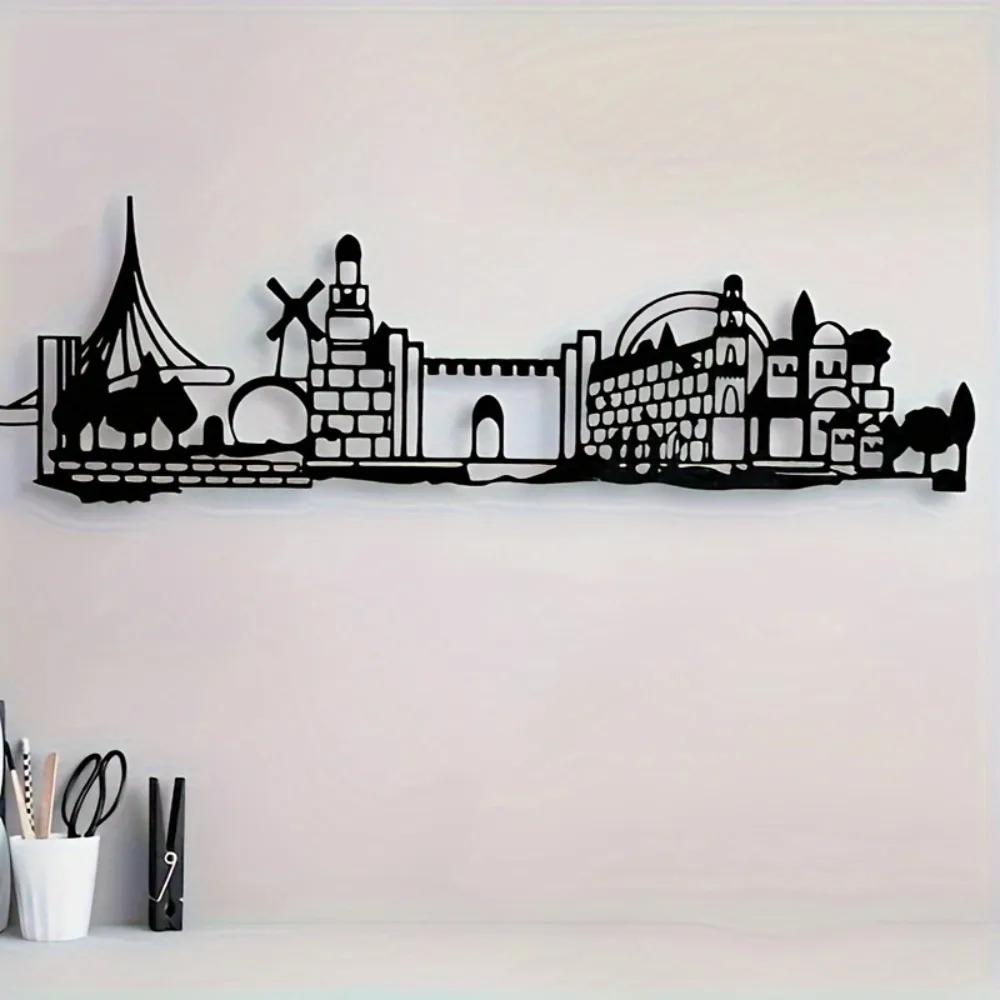 Art & Craft Paper Ideas - CIFBUY 철제 벽 장식 예루살렘 스카이라인