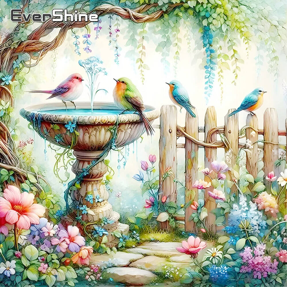 Art Craft Hobbies - Evershine 풍경 다이아몬드 모자이크 새 초보자에게
