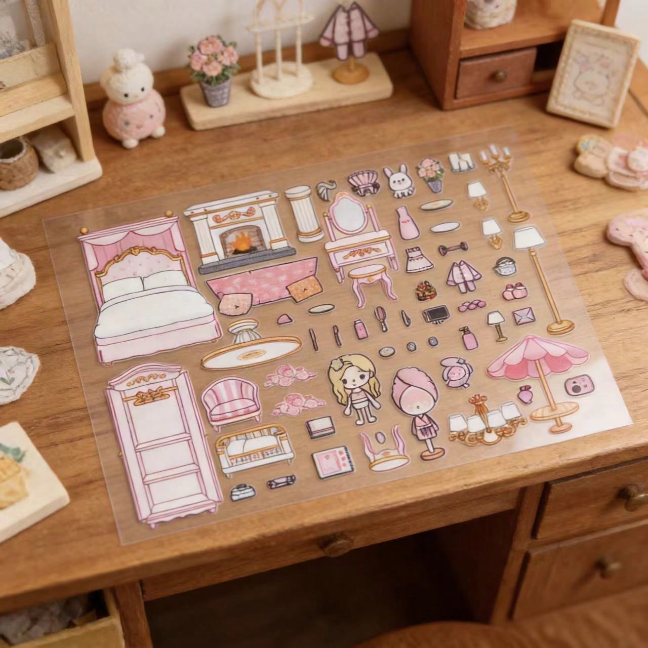 핑크 사쿠라 나무 호텔 룸 DIY 어린이 공예 스티커  - Art Craft 3 Year Old 리뷰 및 가격