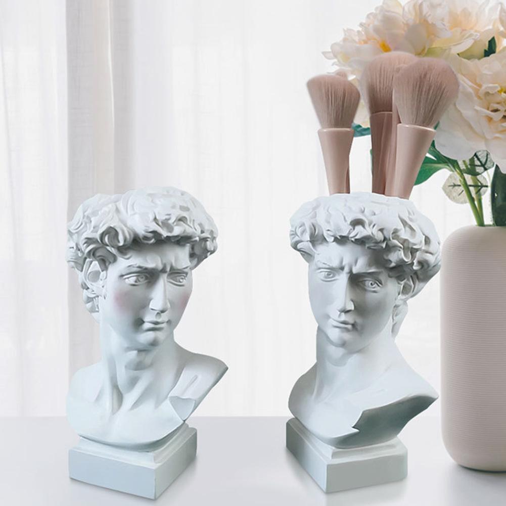 창의적인 펜 홀더 아트 꽃병 화장 브러쉬 보관함 초상화 - Art Craft Vase 리뷰 및 가격