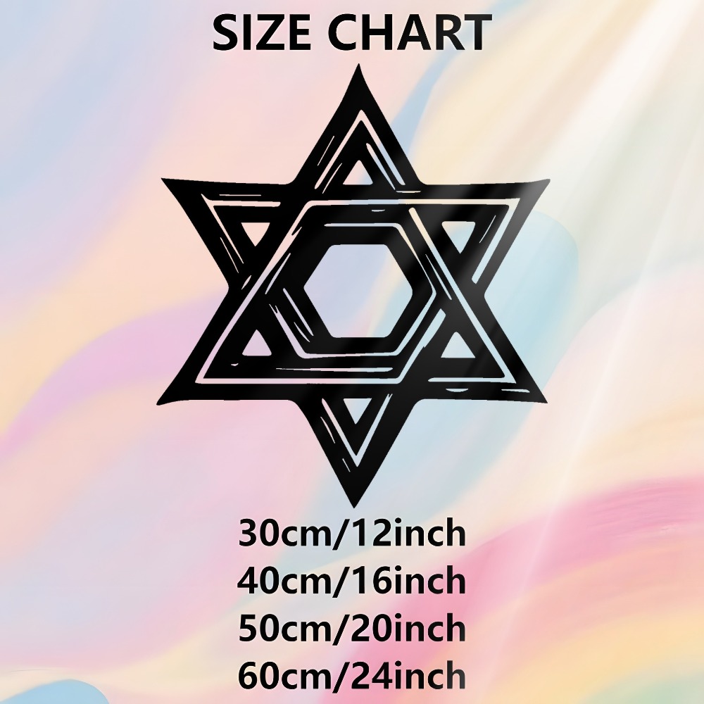 CIFBUY 철제 벽 장식 다윗의 별 금속 조각품 벽걸 - Art & Craft Paper Ideas 리뷰 및 가격