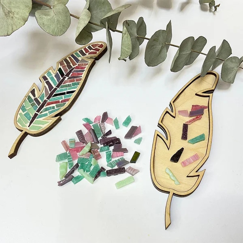 DIY 재료 패키지 모자이크 사각형 유리, 다양한 색상 - Art Craft Hobbies 리뷰 및 가격