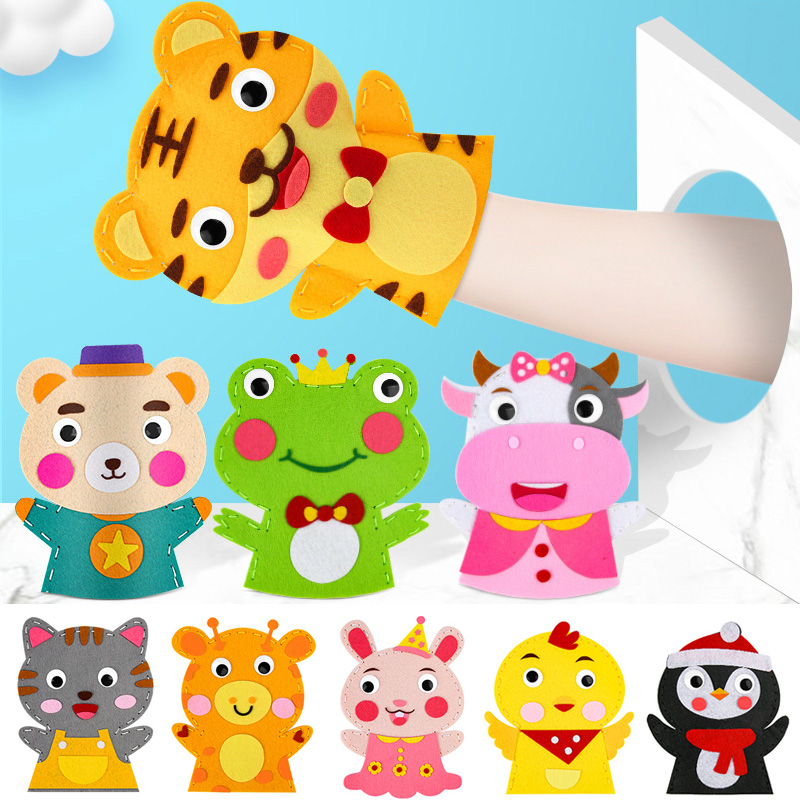 귀여운 만화 동물 손 인형 어린이 DIY 미술 공예 장 - Art Craft 3 Year Old 리뷰 및 가격