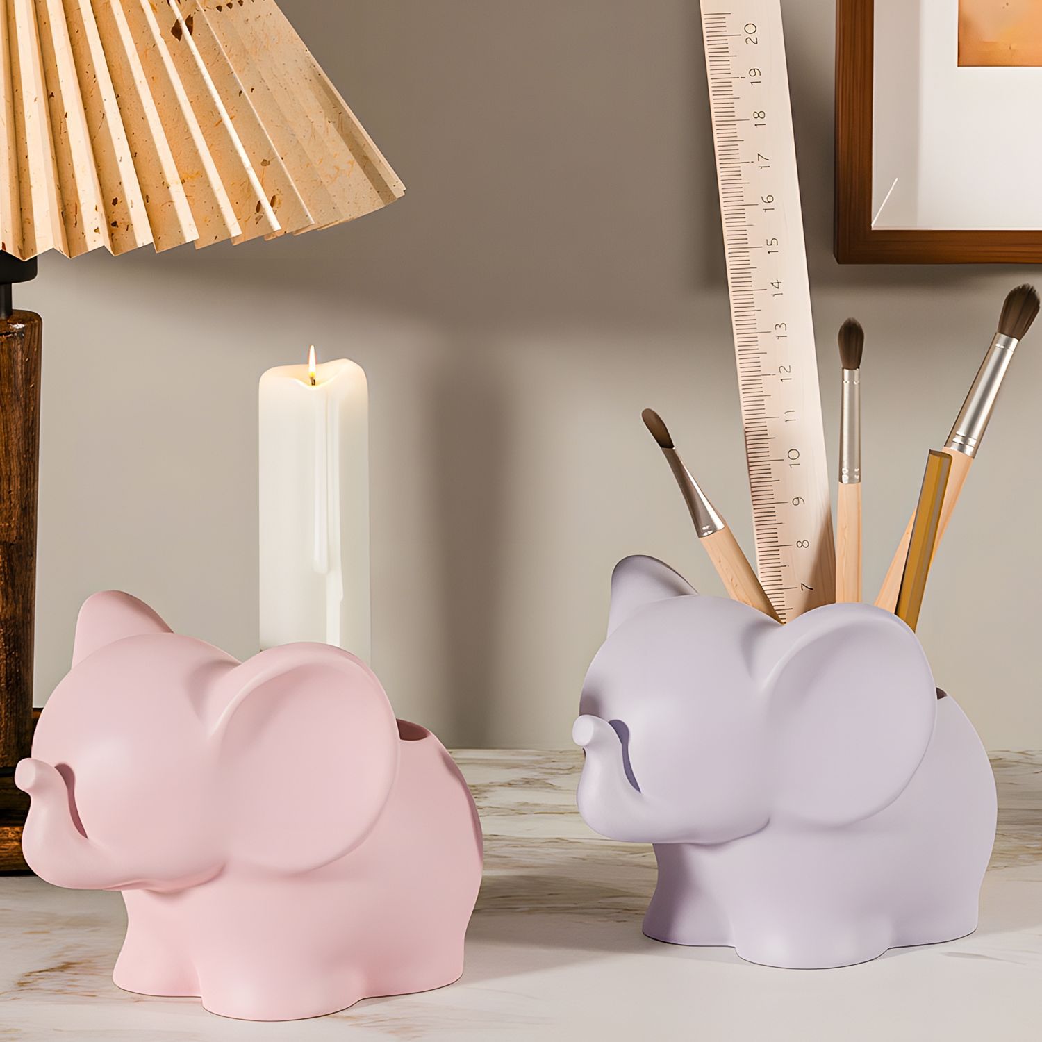 DIY 코끼리 모양 수납컵 레진 몰드 귀여운 펜 홀더  - Art Craft Vase 리뷰 및 가격