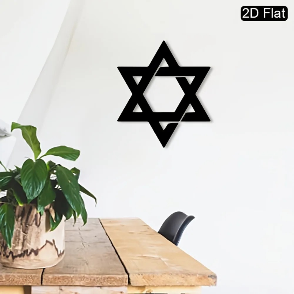 CIFBUY 철제 벽 장식 다윗의 별 금속 조각품 벽걸 - Art & Craft Paper Ideas 리뷰 및 가격