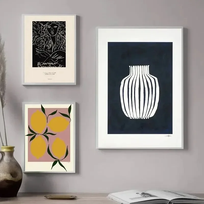 북유럽 다이아몬드 페인팅 벽 그림 추상 미니멀리즘 레몬 - Art Craft Vase 리뷰 및 가격
