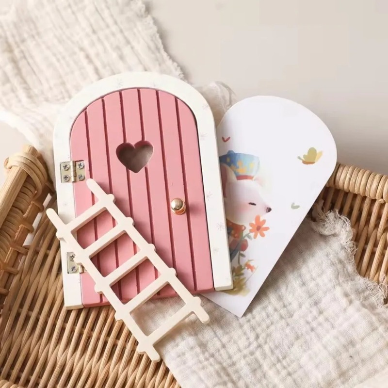 요정 엘프 문 장식 미니 나무 마우스 벽 장식품 가정  - Art Craft Door 리뷰 및 가격