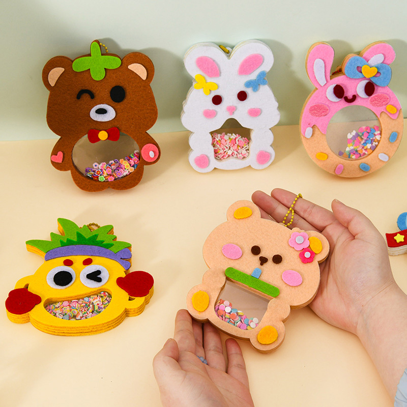 DIY 동물 쉐이크 펜던트 아트 공예 키트 (어린이용, - Art Craft 3 Year Old 리뷰 및 가격