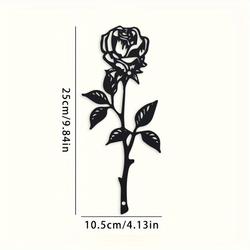 1개 금속 아트 데코 장미 벽걸이 장식품 - 집들이 선 - Art Craft Door 리뷰 및 가격