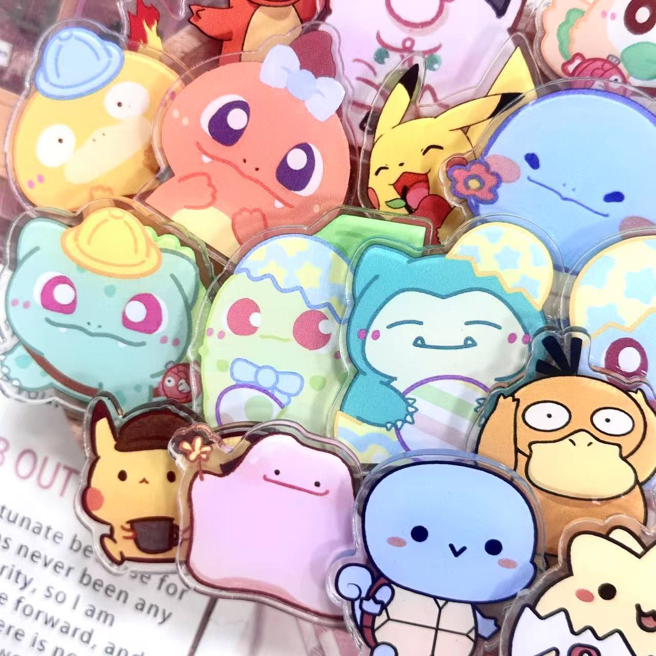 50/100개입 1/2cm 미니 만화 아크릴 시트 DI - Art Craft Material 리뷰 및 가격